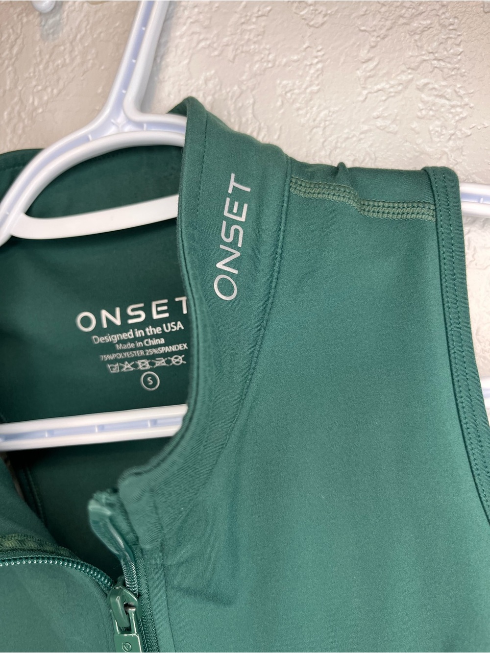 Onset Teal Half-Zip Active Top